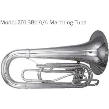 KÈN INSTRUMENTS - MARCHING BRASS-Model 201 BBb 4-4 Marching Tuba